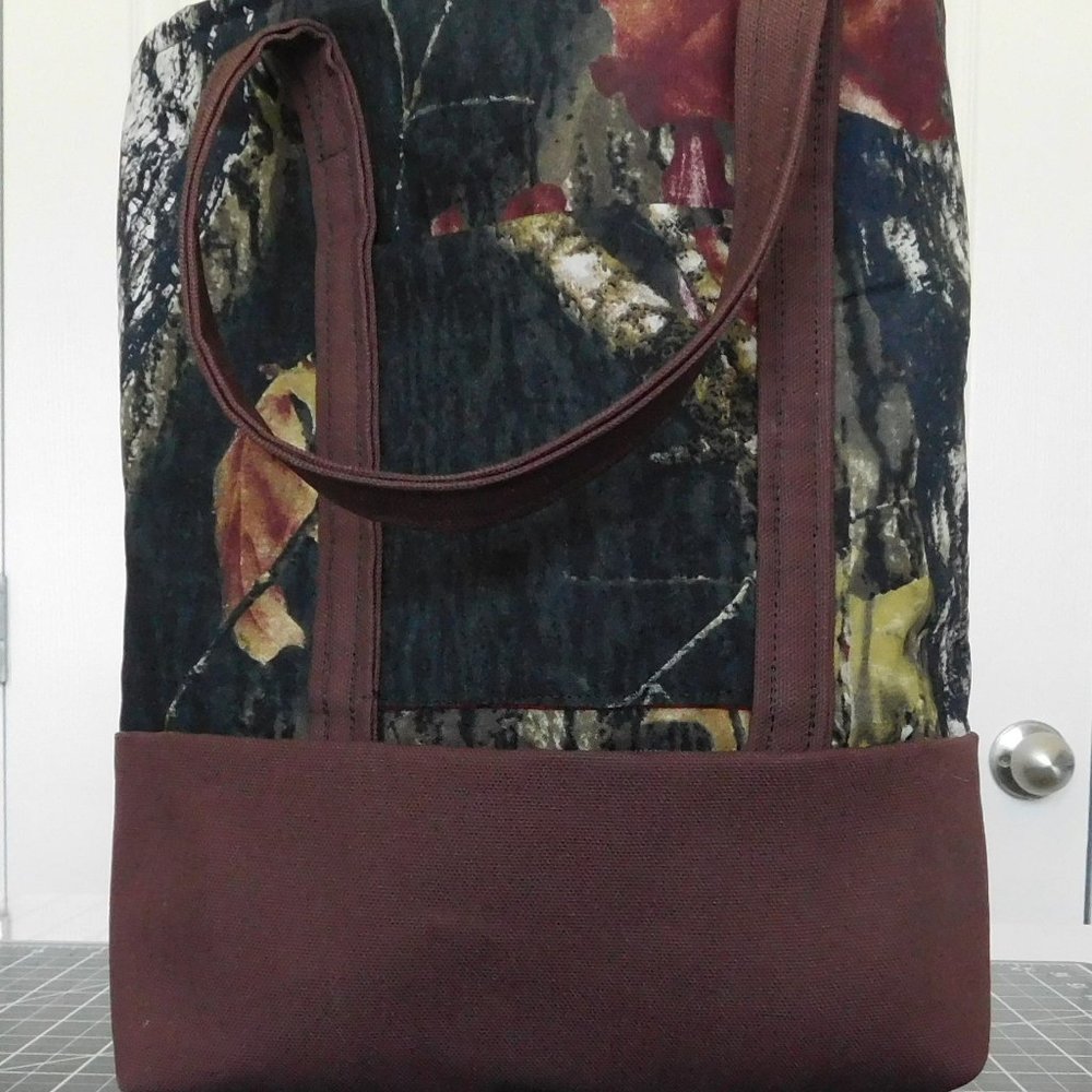 Market/Tote Bag 12" by 13"-Handcrafted